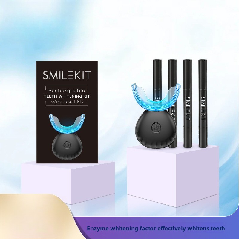 Teeth Whitening At Home Kit - 무선 충전 기능이 있는 치아 미백