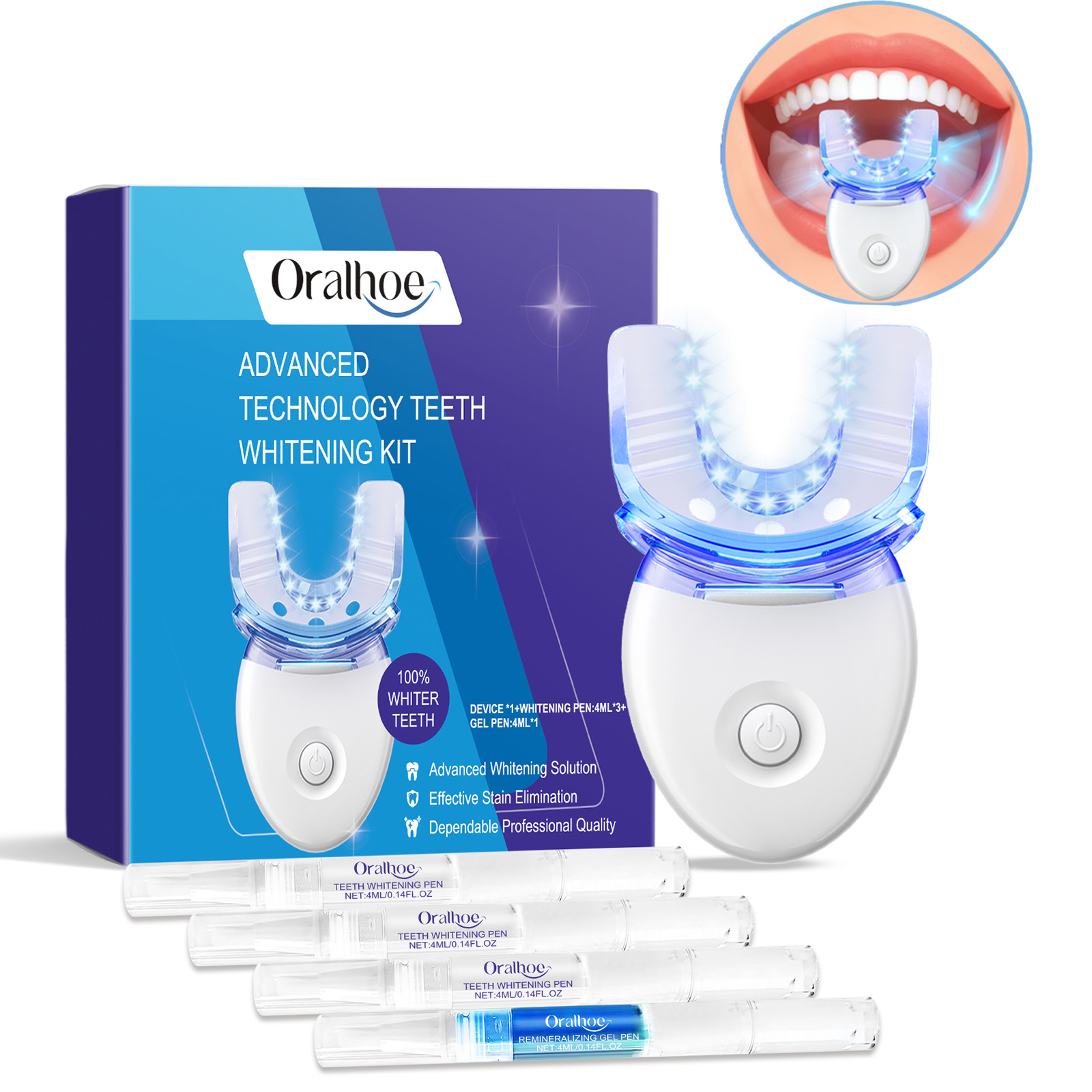 Teeth Whitening Ulta - 전문 치아 미백 LED 라이트 키트
