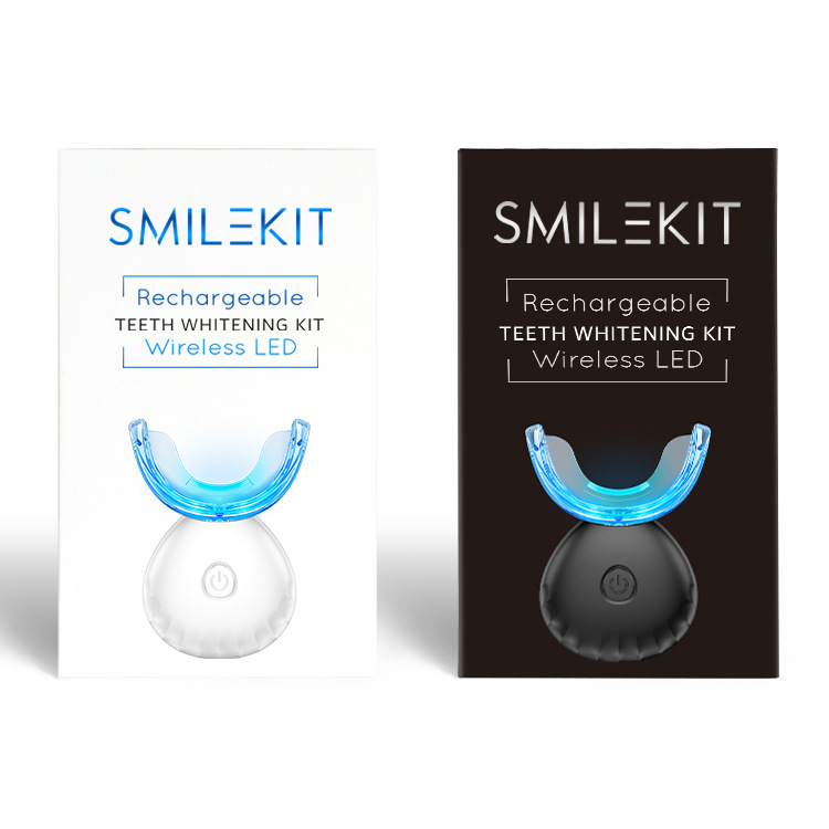 무선 충전 기능이 있는 치아 미백 키트, LED 라이트 - Teeth Whitening At Home Kit 리뷰 및 가격