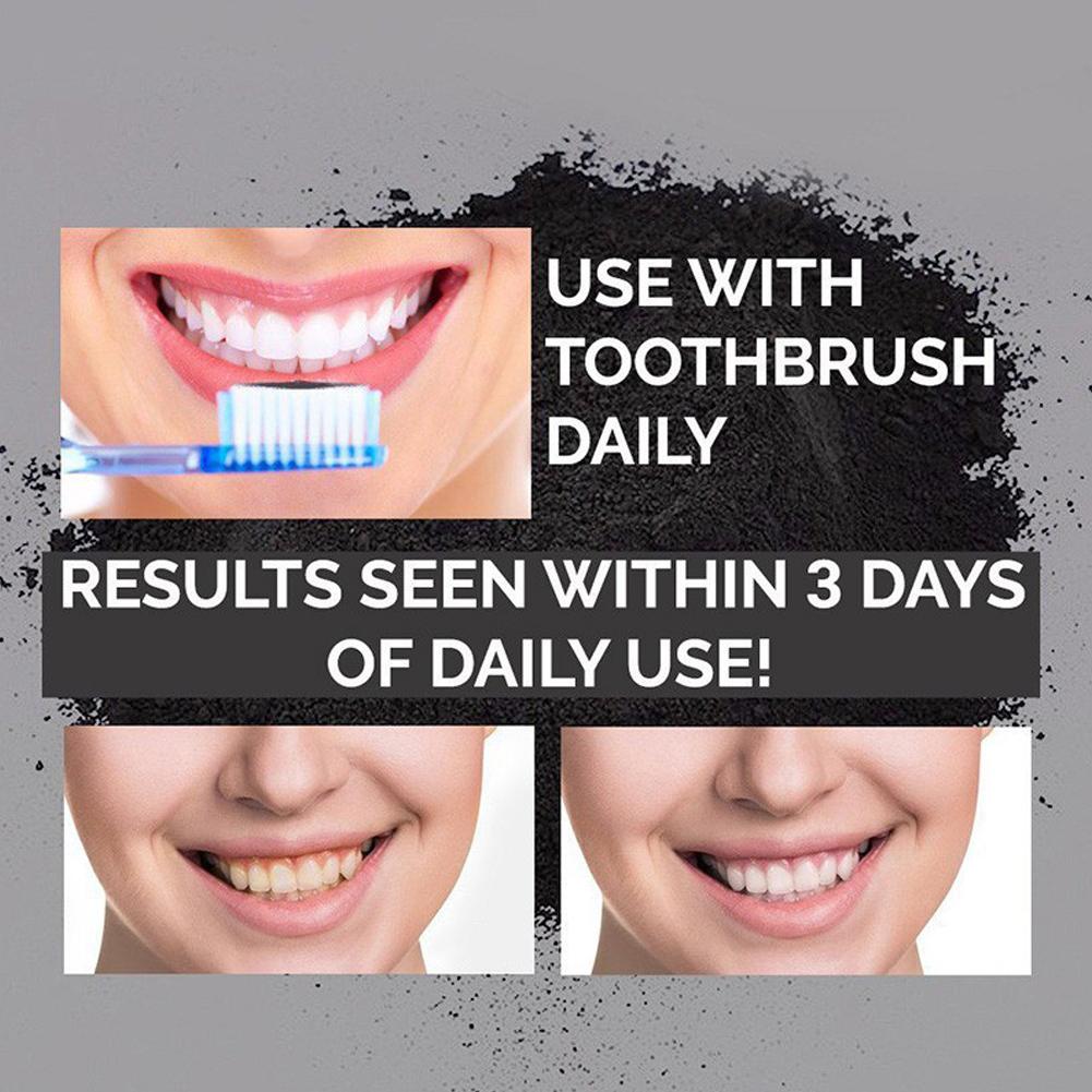 치아 미백 파우더 천연 유기농 활성 대나무 숯 황변 치 - Teeth Whitening Activated Organic Charcoal 리뷰 및 가격