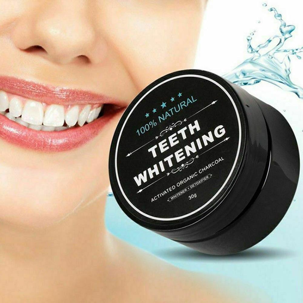 유기농 활성탄 코코넛 껍질 대나무 숯 치아 미백 파우더 - Teeth Whitening Activated Organic Charcoal 리뷰 및 가격