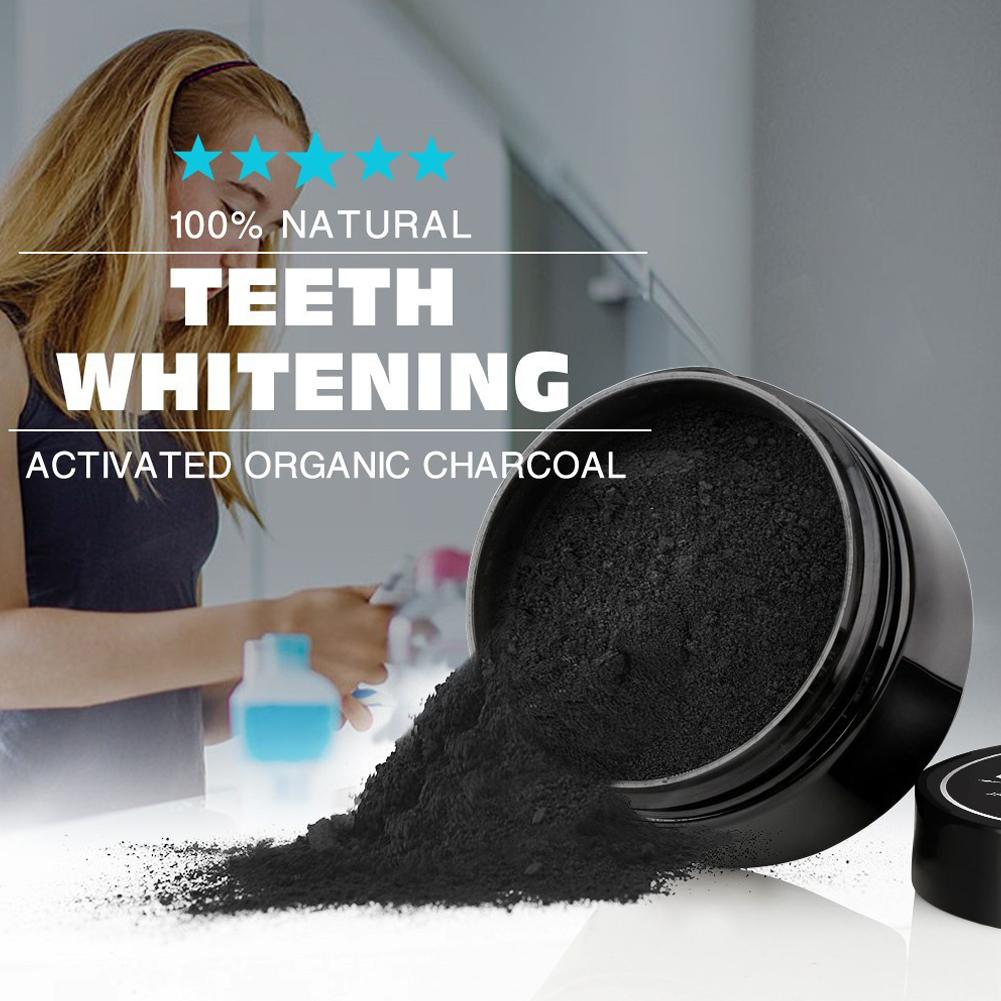 유기농 활성탄 코코넛 껍질 대나무 숯 치아 미백 파우더 - Teeth Whitening Activated Organic Charcoal 리뷰 및 가격