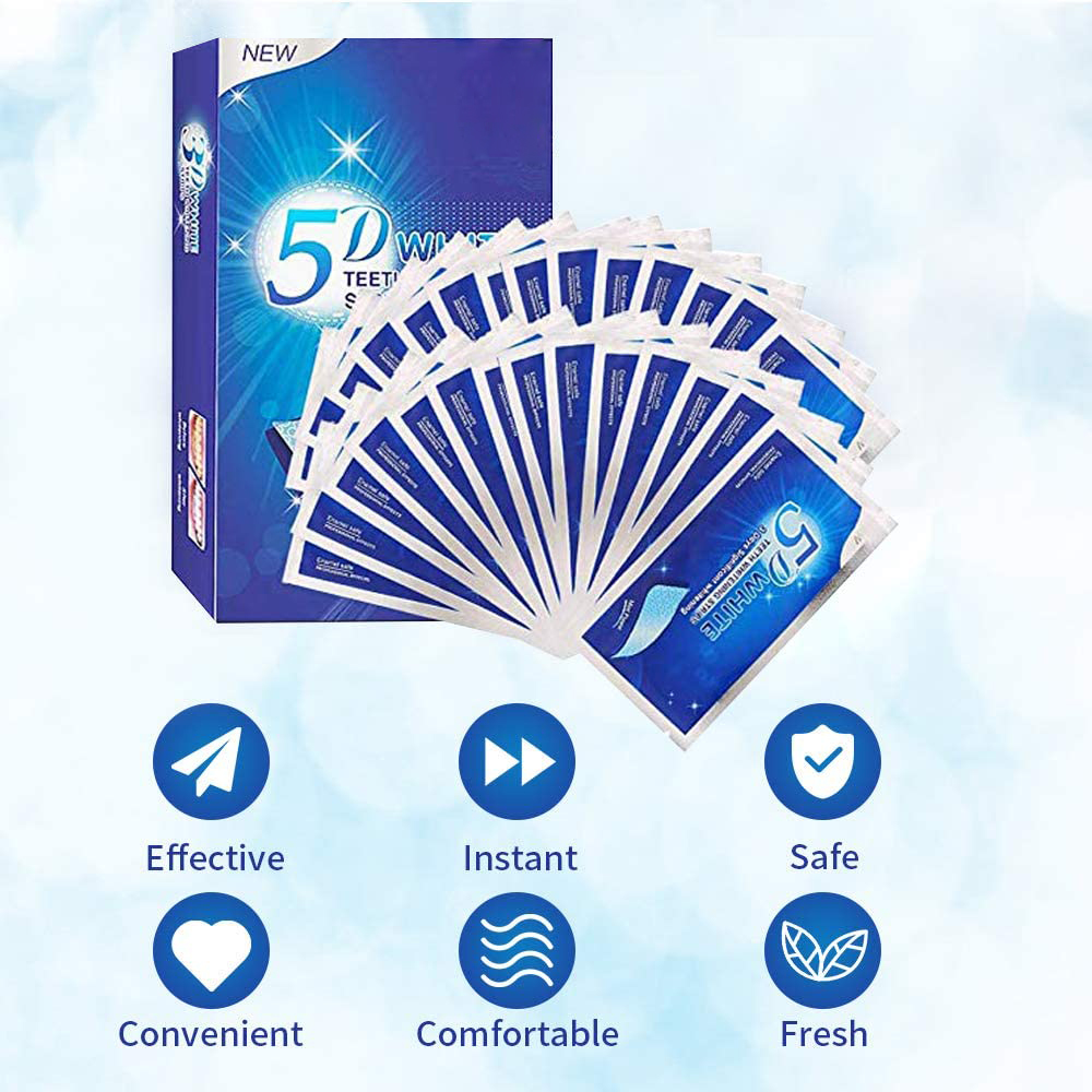 5D 화이트 치아 미백 스트립 미백 젤 화이트 스트립  - Teeth Whitening Ulta 리뷰 및 가격