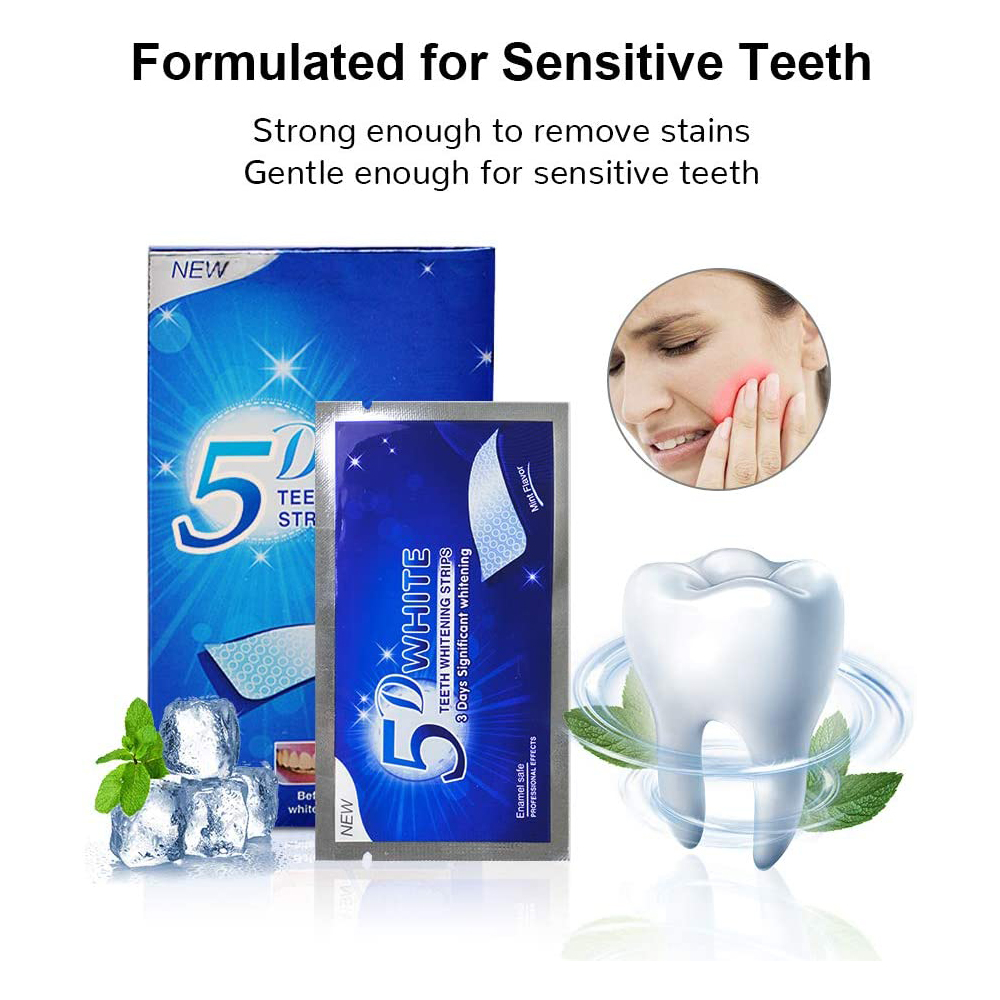 5D 화이트 치아 미백 스트립 미백 젤 화이트 스트립  - Teeth Whitening Ulta 리뷰 및 가격